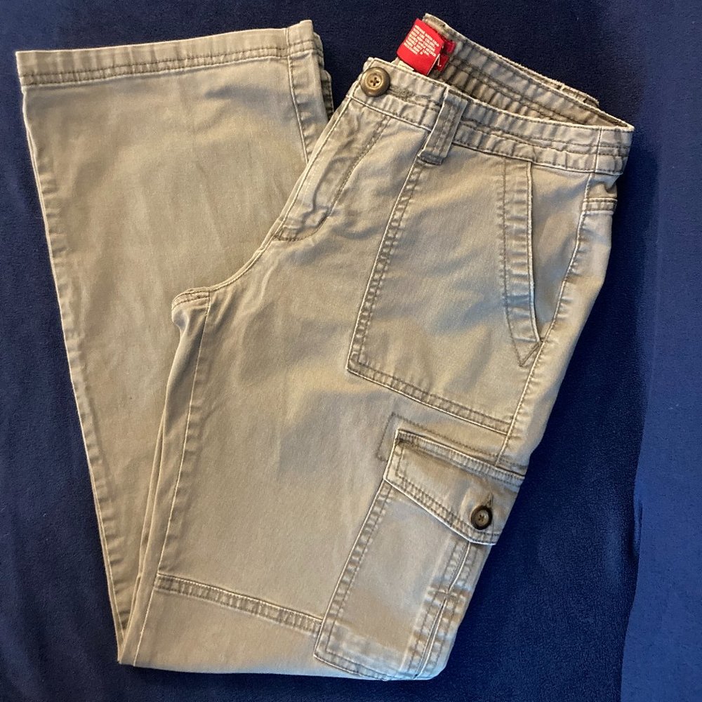 MERONA, womens stretch mid-rise cargo pants